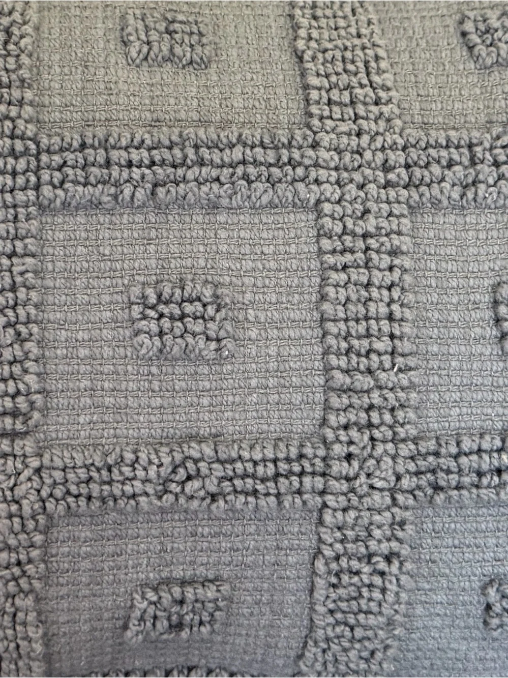 STUDIO MCGEE NWT Tufted Geo Lumbar Throw Pillow -blue